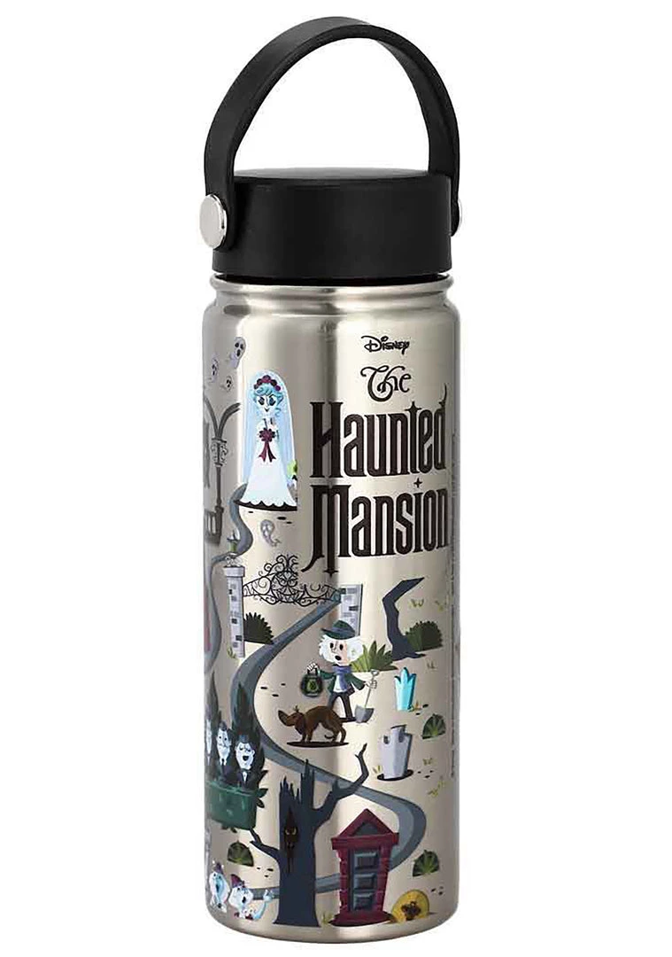 BIOWORLD X Disney Haunted Mansion Stainless Steel Water Bottle 4 BIOWORLD X Disney Haunted Mansion Stainless Steel Water Bottle