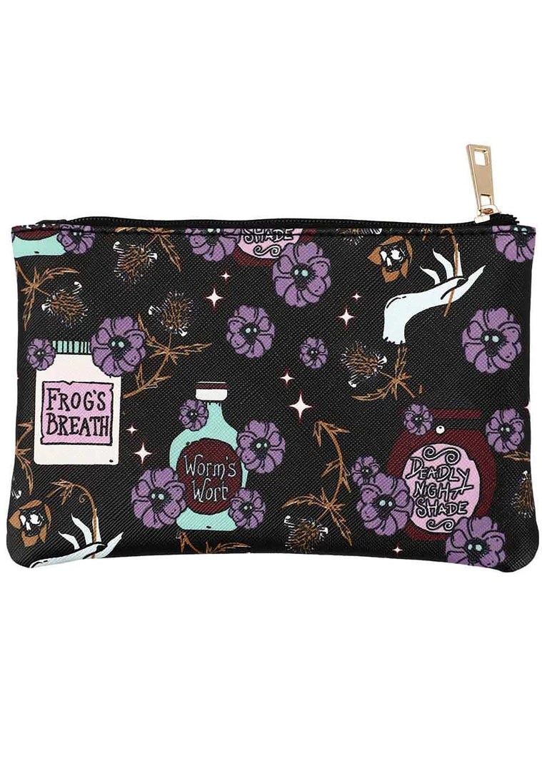 BIOWORLD Bags X Disney Nightmare Before Christmas Mystic Opulence 3PC Cosmetic Bag Set 8 BIOWORLD Bags X Disney Nightmare Before Christmas Mystic Opulence 3PC Cosmetic Bag Set