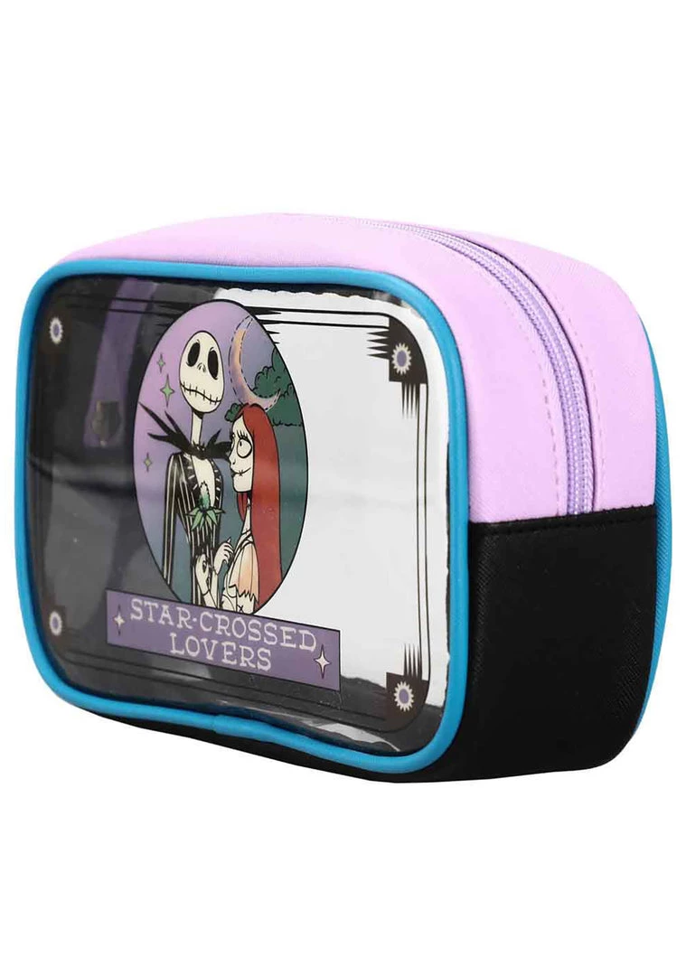 BIOWORLD Bags X Disney Nightmare Before Christmas Mystic Opulence 3PC Cosmetic Bag Set 6 BIOWORLD Bags X Disney Nightmare Before Christmas Mystic Opulence 3PC Cosmetic Bag Set