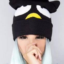 LA Style Rush Sales 3 BIOWORLD X Hello Kitty Badtz Maru Big Face Beanie