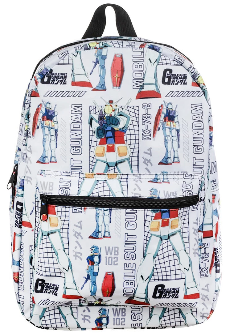 BIOWORLD Bags X Mobile Suit Gundam AOP Backpack 4 BIOWORLD Bags X Mobile Suit Gundam AOP Backpack
