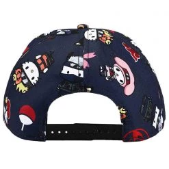 BIOWORLD X Naruto Hello Kitty Limited Edition AOP Snapback Raglan Hat