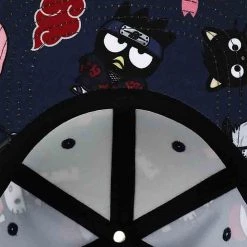 BIOWORLD X Naruto Hello Kitty Limited Edition AOP Snapback Raglan Hat