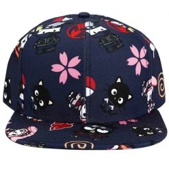 BIOWORLD X Naruto Hello Kitty Limited Edition AOP Snapback Raglan Hat