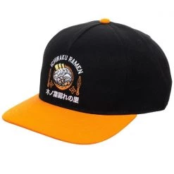 BIOWORLD Accessories X Naruto Ichiraku Ramen Snapback Raglan Hat
