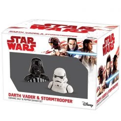 BIOWORLD X Star Wars Darth Vader & Stormtrooper Salt & Pepper Shaker Set The Great Fantastic 7 BIOWORLD X Star Wars Darth Vader & Stormtrooper Salt & Pepper Shaker Set The Great Fantastic
