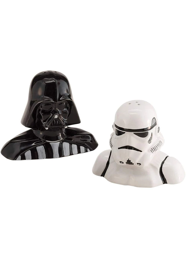 BIOWORLD X Star Wars Darth Vader & Stormtrooper Salt & Pepper Shaker Set The Great Fantastic 4 BIOWORLD X Star Wars Darth Vader & Stormtrooper Salt & Pepper Shaker Set The Great Fantastic