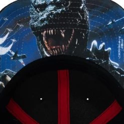 BIOWORLD X Godzilla Kanji Snapback Raglan Hat Accessories