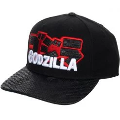 BIOWORLD X Godzilla Kanji Snapback Raglan Hat Accessories