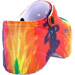 Cape Robbin Shoes Rainbow Meltdown Platform Clog