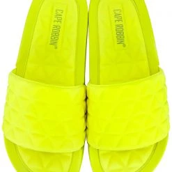 Cape Robbin Lemon Drop Geometric Sandal Shoes