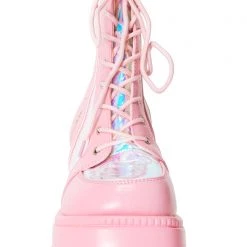 Cape Robbin X LASR Exclusive Pink Poison Platform Boots LASR Exclusives