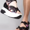 Cape Robbin World Tour Dirty Remix Platform Sandals