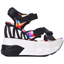 Cape Robbin World Tour Dirty Remix Platform Sandals