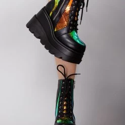 Cape Robbin Radioactive Platform Boots 10 Cape Robbin Radioactive Platform Boots