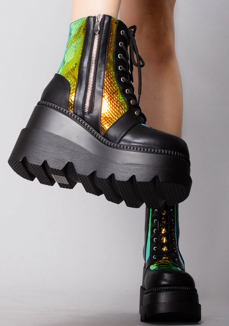 Cape Robbin Radioactive Platform Boots 3 Cape Robbin Radioactive Platform Boots