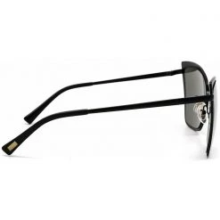 DIFF Eyewear Becky Sunglasses In Matte Black/Gold Mirror