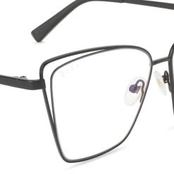 DIFF Eyewear The Great Fantastic Becky III Blue Light Glasses In Matte Black