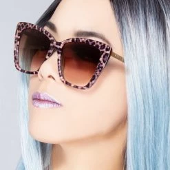 DIFF Eyewear Becky II Sunglasses In Leopard Tortoise/Brown The Great Fantastic