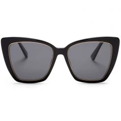 DIFF Eyewear Becky IV Polarized Sunglasses In Black/Gray The Great Fantastic