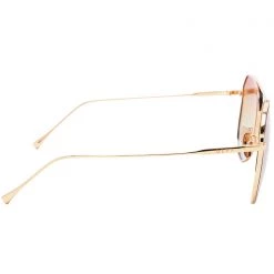 DIFF Eyewear The Great Fantastic Dash Sunglasses In Gold/Rainbow Flash