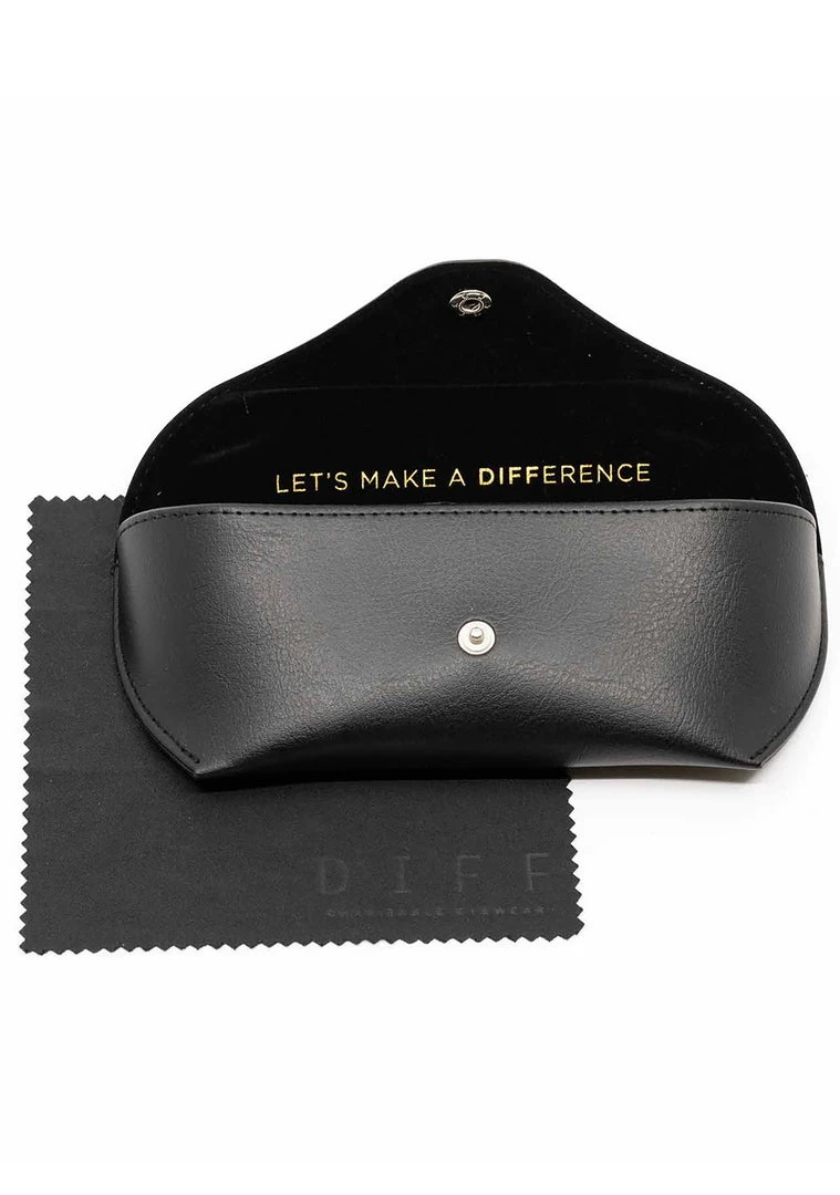 DIFF Eyewear New Gia Sunglasses In Black/Grey Mirror 7 DIFF Eyewear New Gia Sunglasses In Black/Grey Mirror