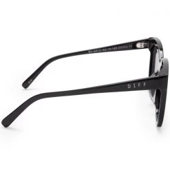 DIFF Eyewear New Gia Sunglasses In Black/Grey Mirror 9 DIFF Eyewear New Gia Sunglasses In Black/Grey Mirror