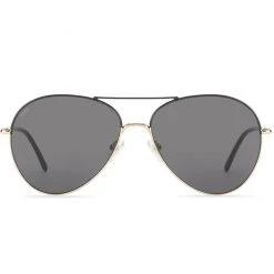 DIFF Eyewear Knox Sunglasses In Gold/Grey The Great Fantastic