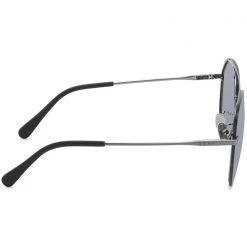 DIFF Eyewear Lenox Sunglasses In Brushed Silver/Grey Mirror Tea Room Cinema