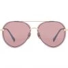 DIFF Eyewear Lenox Sunglasses In Gold/Chestnut Flash The Great Fantastic