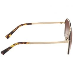 DIFF Eyewear Tea Room Cinema Nolan Sunglasses In Gold/Brown Gradient