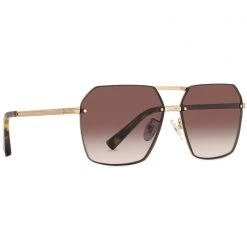 DIFF Eyewear Tea Room Cinema Nolan Sunglasses In Gold/Brown Gradient