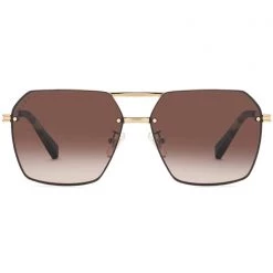 DIFF Eyewear Tea Room Cinema Nolan Sunglasses In Gold/Brown Gradient