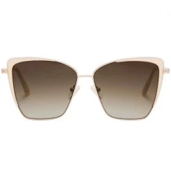 DIFF Eyewear Tea Room Cinema X Star Wars Princess Leia Polarized Sunglasses In General Gold/Brown Gradient