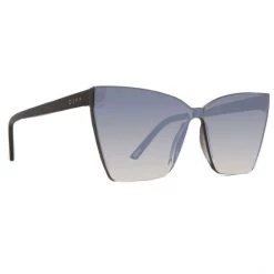 DIFF Eyewear New Goldie Sunglasses In Black/Smoke Flash
