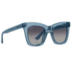 DIFF Eyewear The Great Fantastic Kaia Polarized Sunglasses In Night Sky/Blue Gradient
