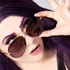 DIFF Eyewear Lenox Sunglasses In Gold/Brown/Tortoise