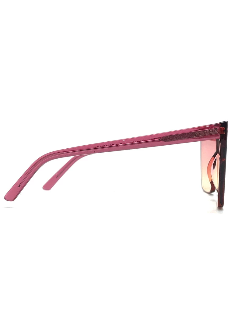 DIFF Eyewear Goldie Sunglasses In Macarena Pink Crystal Sunset Gradient Flash 5 DIFF Eyewear Goldie Sunglasses In Macarena Pink Crystal Sunset Gradient Flash