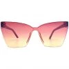 DIFF Eyewear Goldie Sunglasses In Macarena Pink Crystal Sunset Gradient Flash