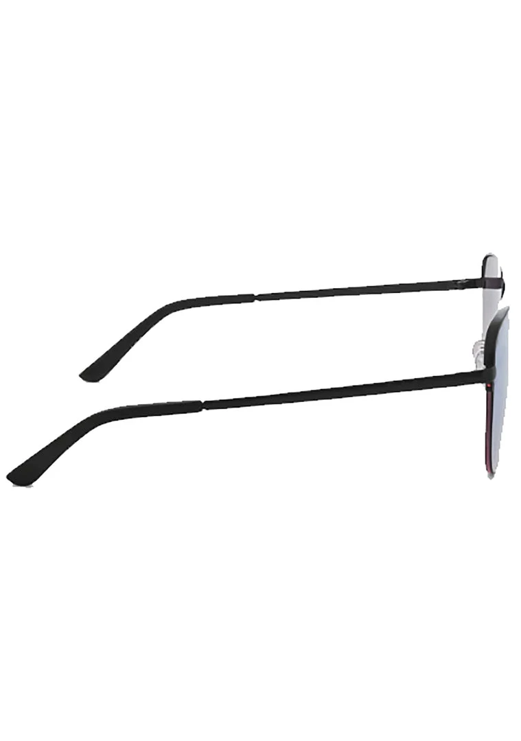 DIFF Eyewear Tate Sunglasses In Black/Aegean Mirror The Great Fantastic 5 DIFF Eyewear Tate Sunglasses In Black/Aegean Mirror The Great Fantastic