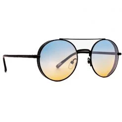 DIFF Eyewear The Great Fantastic X H.E.R. Driver Sunglasses In Black/Blue To Orange Flash