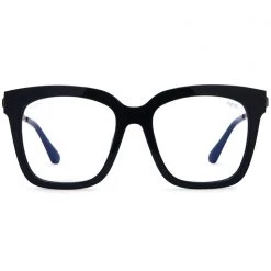 DIFF Eyewear The Great Fantastic X H.E.R. Bella Blue Light Glasses In Black/Gold