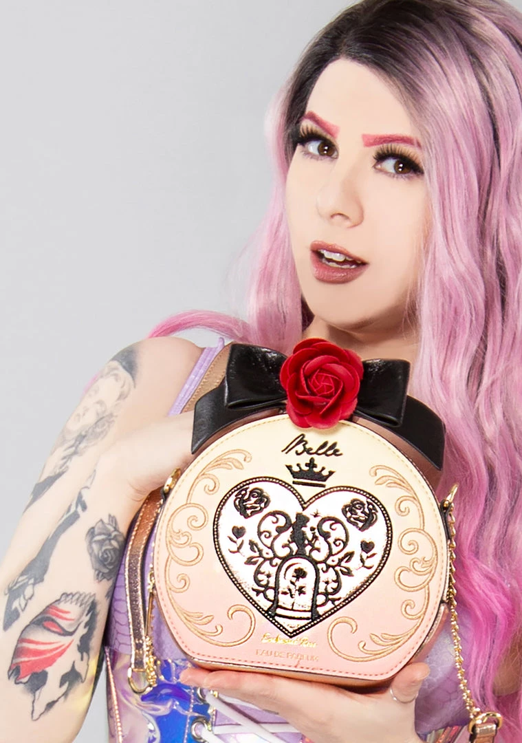 Danielle Nicole X Disney Beauty And The Beast Belle Perfume Crossbody 3 Danielle Nicole X Disney Beauty And The Beast Belle Perfume Crossbody