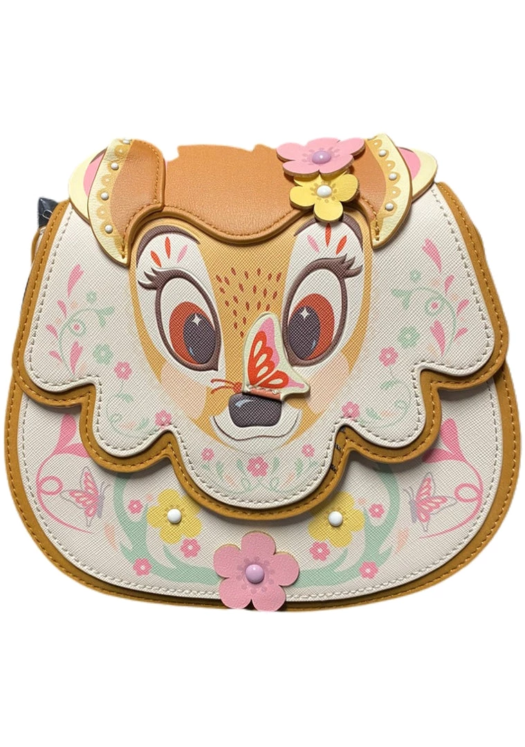 Danielle Nicole X Disney Bambi Scallop Saddle Crossbody Bag Bags 4 Danielle Nicole X Disney Bambi Scallop Saddle Crossbody Bag Bags