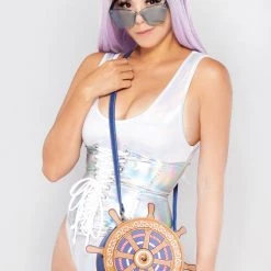Danielle Nicole New X Disney Little Mermaid Prince Eric Nautical Wheel Crossbody Bag