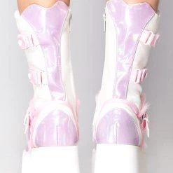 Demonia Mad World Lovesick Platform Boots