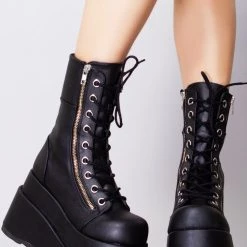 Demonia Twisted Mind Platform Boots Shoes