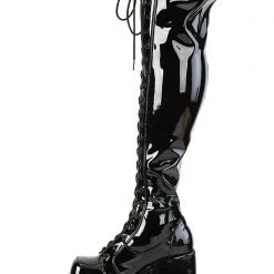 Demonia Mistress May I Platform Boots Wild Heart