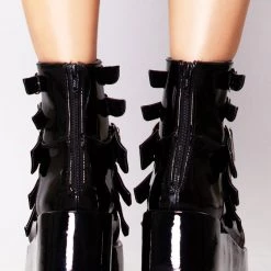 Demonia Shoes Dark Warrior Platform Boots