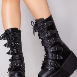 Demonia Shoes Dark Soul Platform Boots